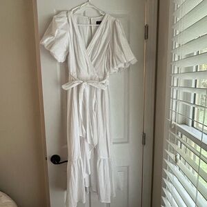 White MINKPINK High-Low Dress